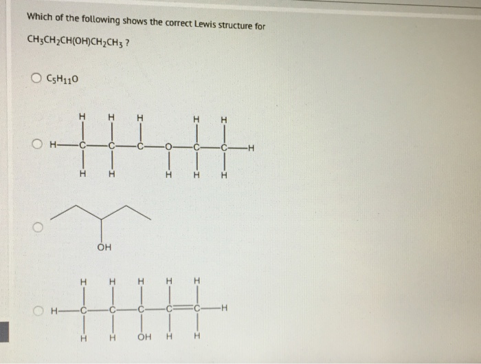 ch3ch2ch2oh estructura de lewis