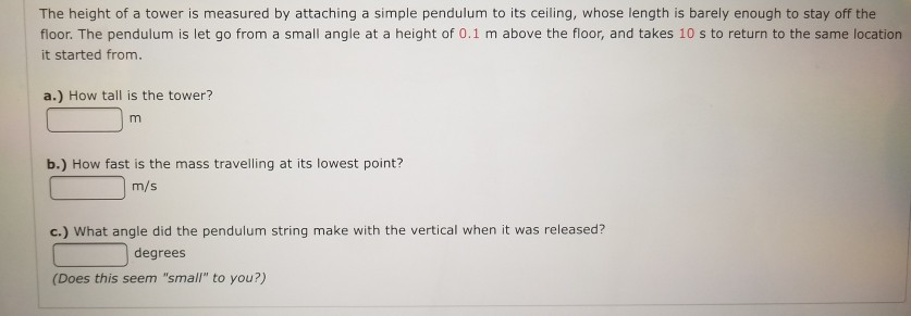 Solved The Height Of A Tower Is Measured By Attaching A S