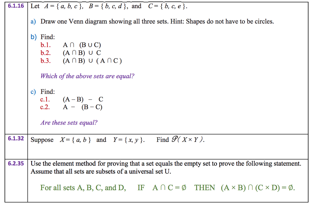 Solved 6 1 16 Let A A B C B B S D And C B C Chegg Com