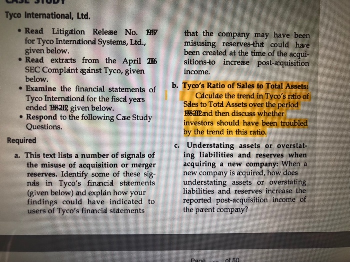 Tyco scandal ppt picture
