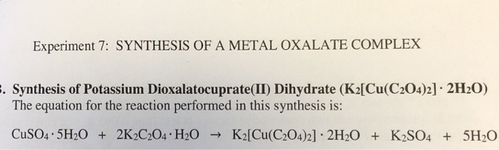 Manganese Ii Sulfate Dihydrate Equation : Copper Acetate - Copper Carbonate - Copper Chloride ... / The average oxidation state of the sulfur atoms is therefore +2 1 / 2.