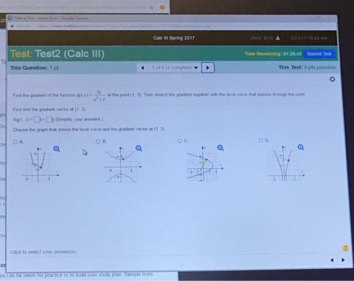 Solved Find The Gradient Of The Function G X Y 5y X 2 Chegg Com