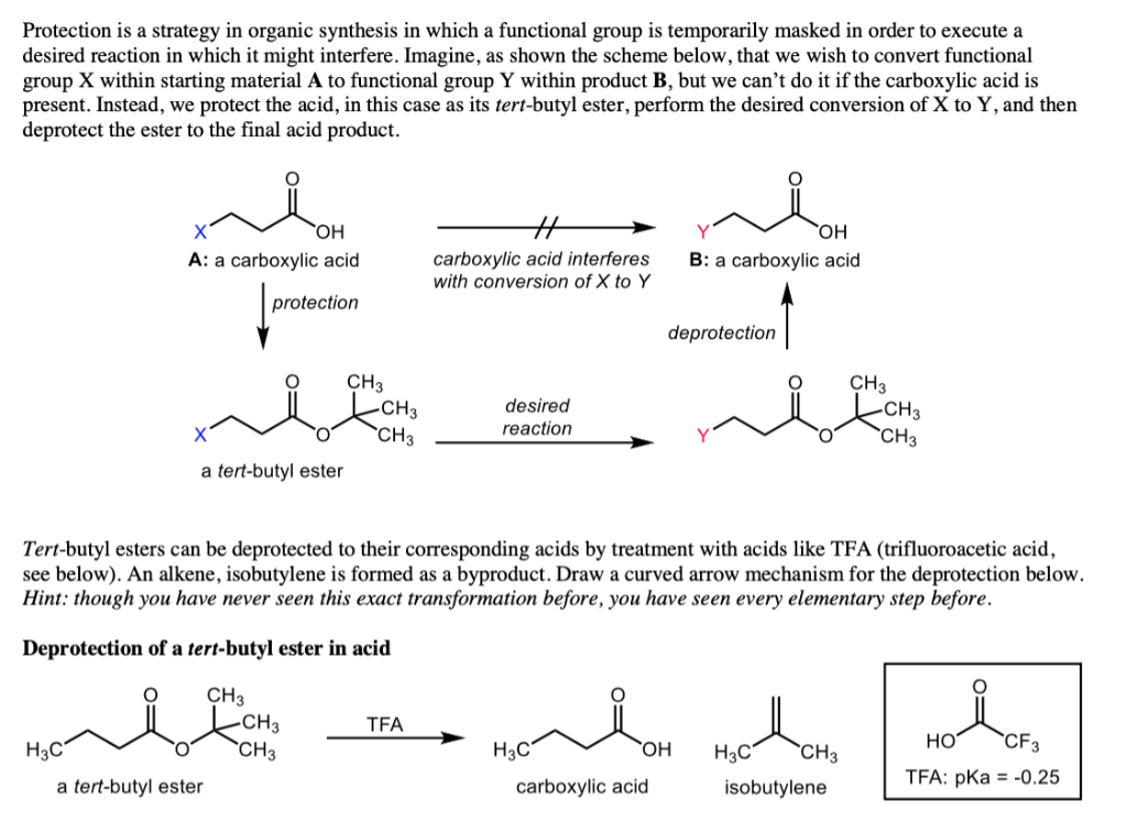 Solved Protection Is A Strategy In Organic Synthesis In Chegg Com