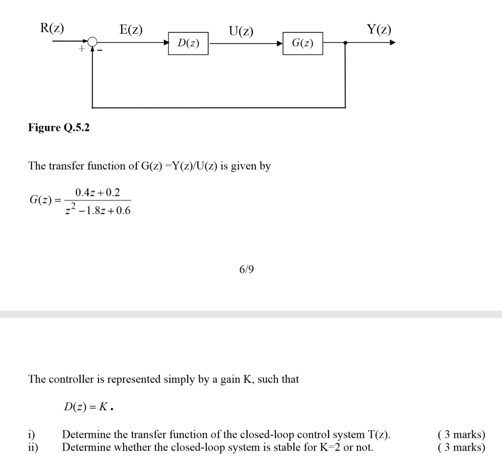 Solved R Z E Z Y Z U Z D Z G Z Figure Q 5 2 The Tra Chegg Com