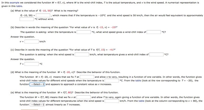 In This Example We Considered The Function W Given Chegg Com