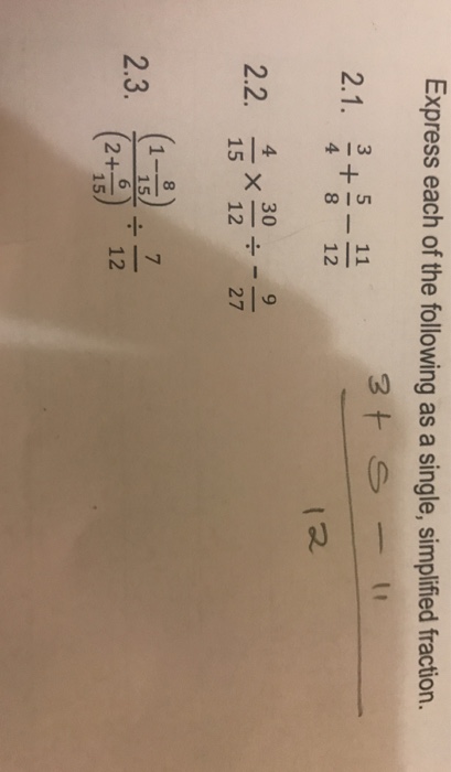 Solved Express each of the following as a single, simplified | Chegg.com