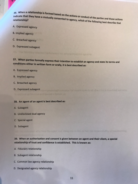Solved a6. When a relationship is formed based on the | Chegg.com