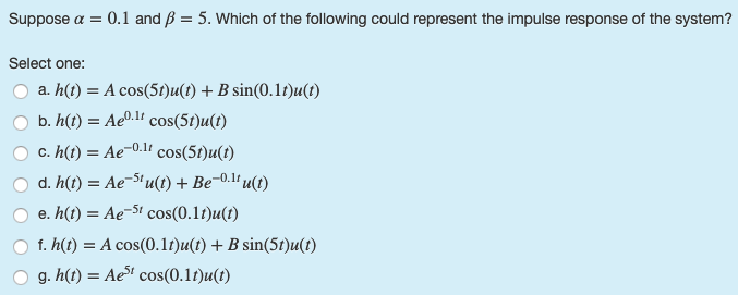 Solved Suppose A 0 1 And B 5 Which Of The Following Coul Chegg Com