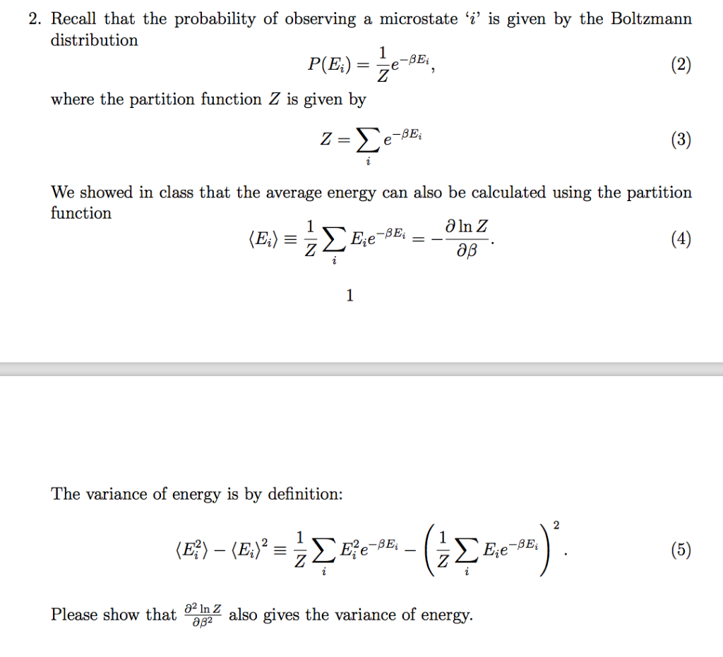 Solved 2 Recall That The Probability Of Observing A Micr Chegg Com