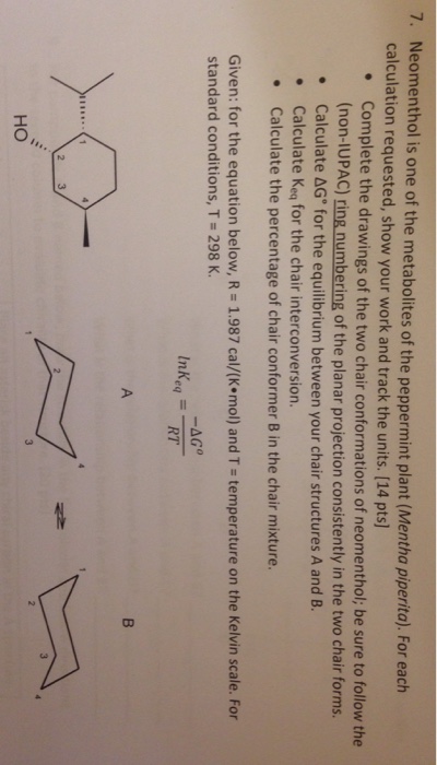 48 Simple Neomenthol chair conformation for New Ideas