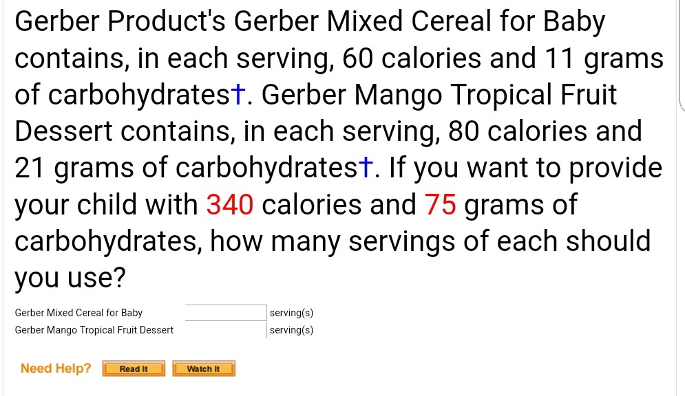 gerber fruit dessert