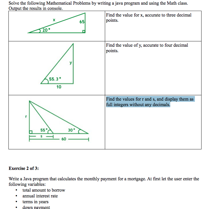 Solved Solve The Following Mathematical Problems By Writing | Chegg.com