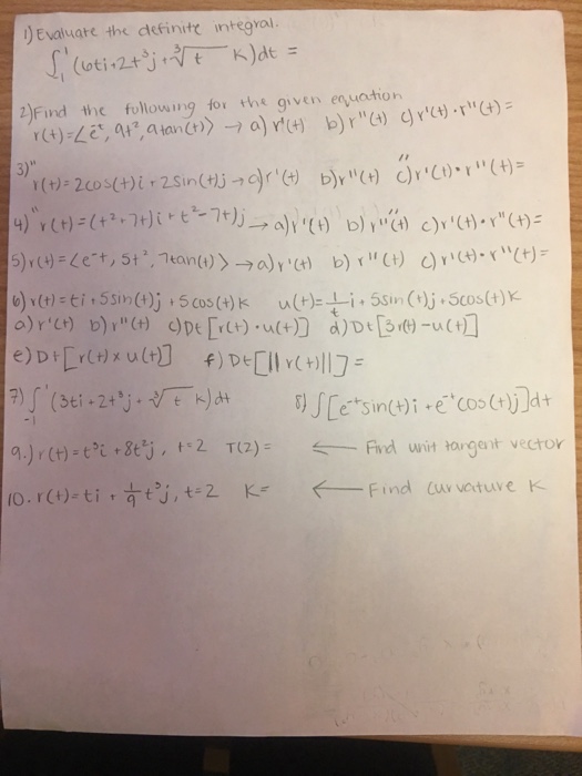 Solved Evaluate The Definite Integral Integral 1 1 6ti Chegg Com