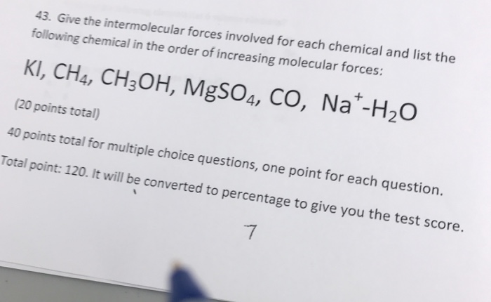 🎉 Ch3oh intermolecular forces. Is CH3OH or Methanol