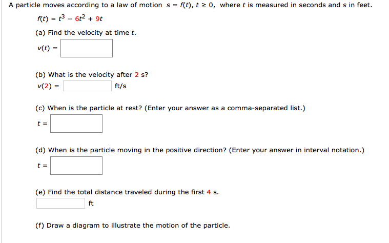 Solved The Equation Of Motion Of A Particle Is S E 27t Chegg Com