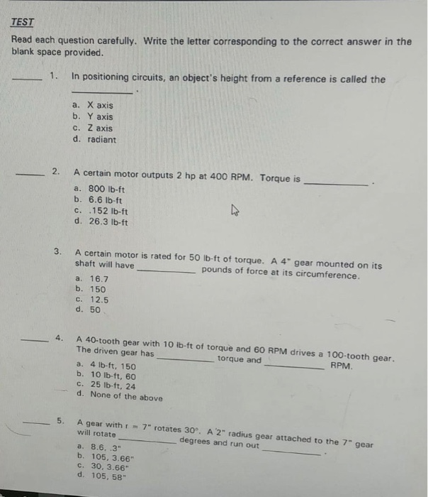 Solved MAKE SURE TO READ EACH QUESTION CAREFULLY AND