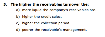 whats more liquid notes receivables or investments