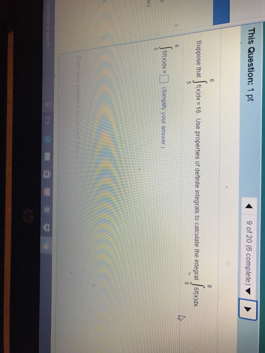 Worksheet 55 properties of integrals answer key image