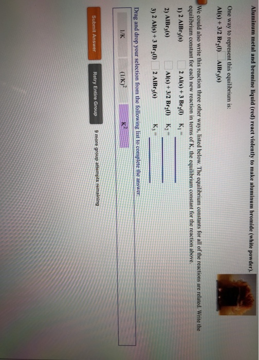 The Equilibrium Constant Kc For The Following Chegg Com
