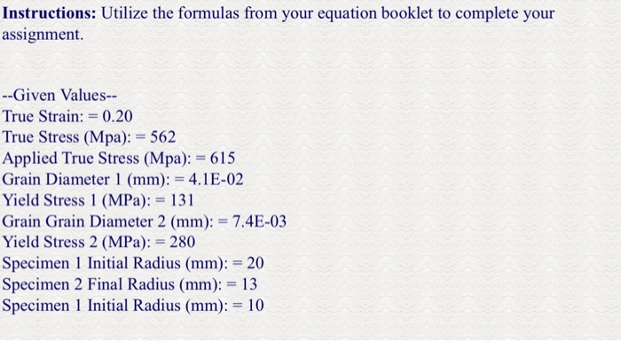 Solved Problem 3 The Yield Strength For An Alloy That Ha Chegg Com