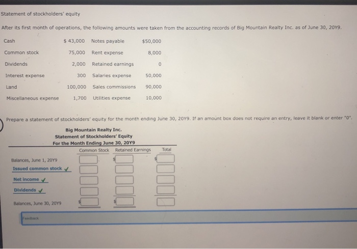 Homework help stockholders equity statement comparison image