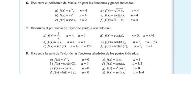 Solved Encuentra El Polinomio De Maclaurin Para Las Funci Chegg Com