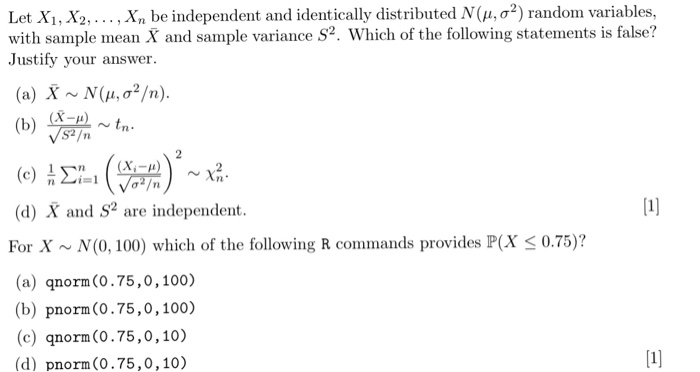 Solved Let X1 X2 Be Independent And Identica Chegg Com