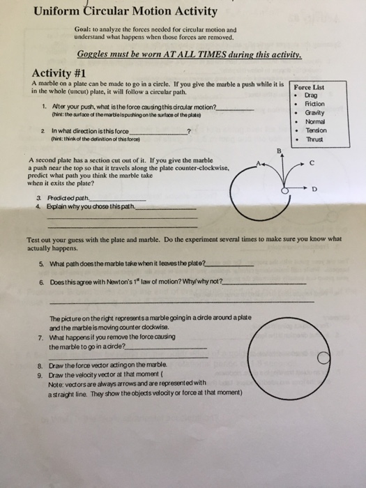 Physics Circular Motion Worksheet Answers Nidecmege