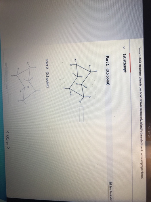 Solved In Each Chair There Is One Bond Drawn I Ly Identi