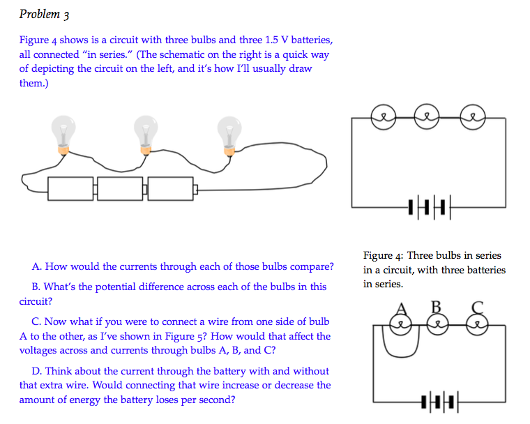Solved Problem 3 Figure 4 Shows Is A Circuit With Three B Chegg Com