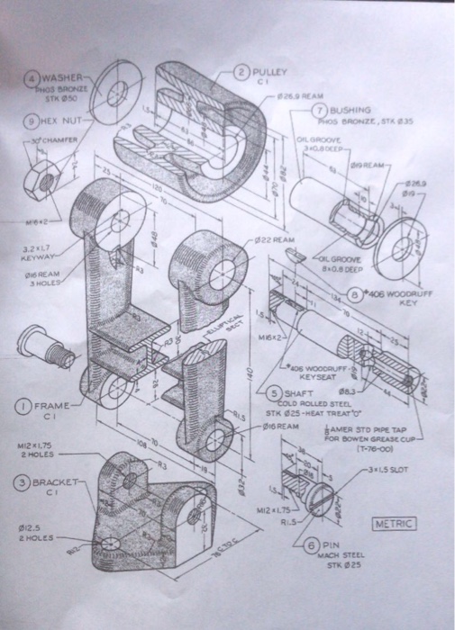 4 Washer Bronze 2 Pulley Ci Stk 050 28 9 Ream 7 Chegg Com