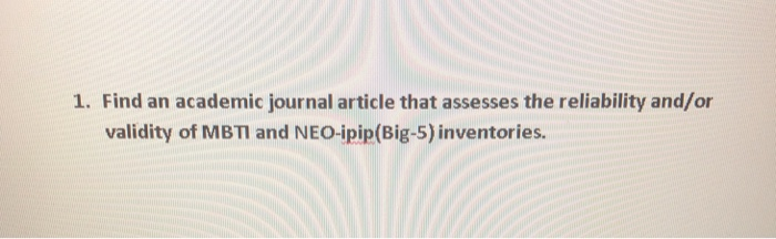 ipip-neo validity and reliability