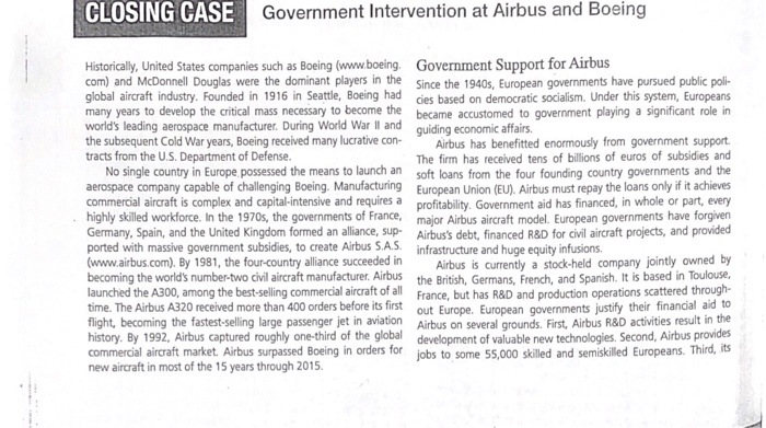 Competition between airbus and boeing image