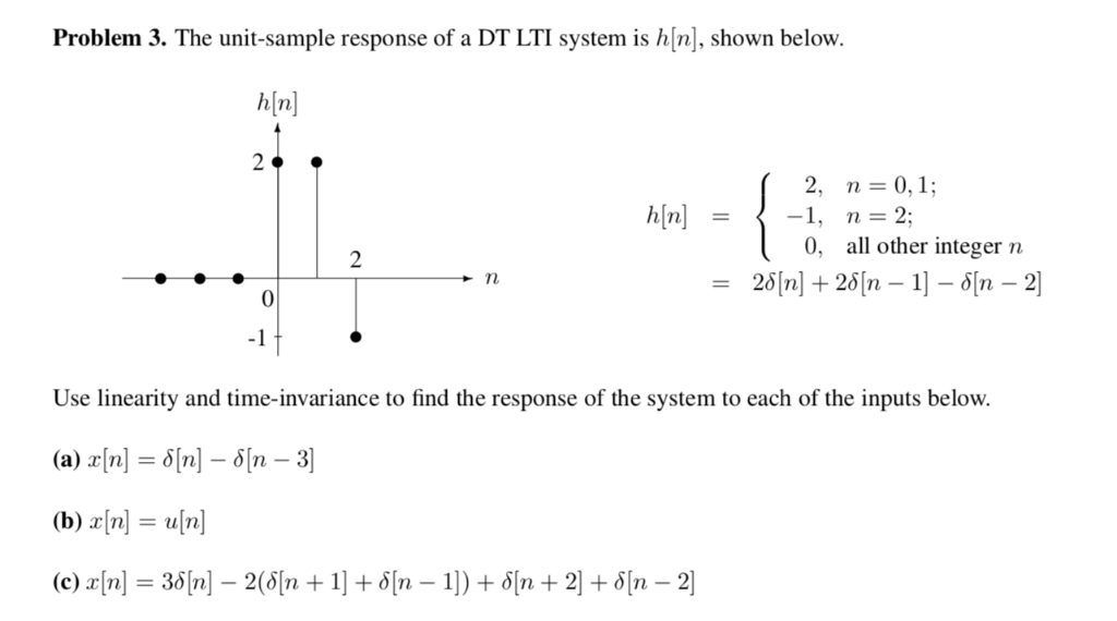 Solved The Unit Sample Response Of A Dt Lti System Is H N Chegg Com