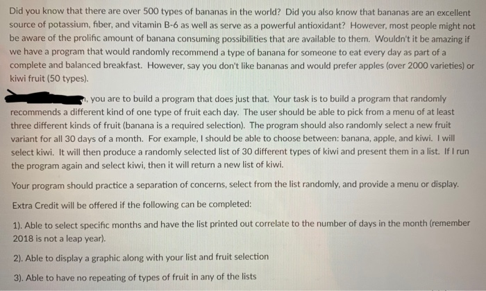Did you know that there are over 500 types of bananas in the world? Did you also know that bananas are an excellent source of