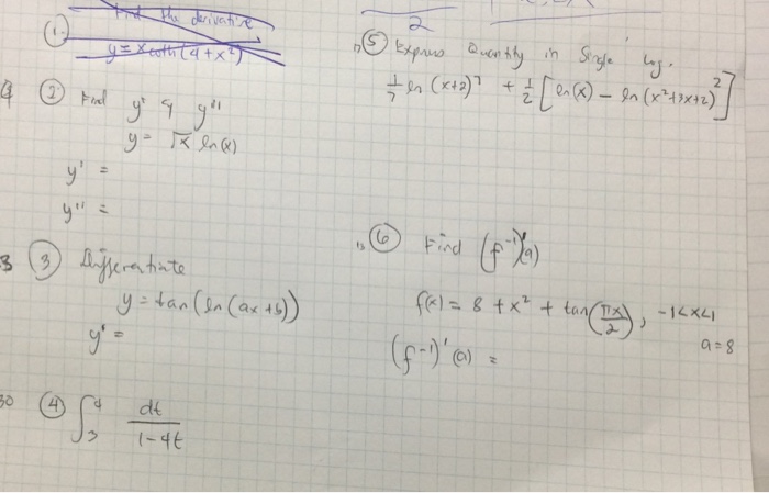 Find Y I Y Y Squareroot X Ln X Y Y Chegg 