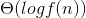 Theta (log f(n))