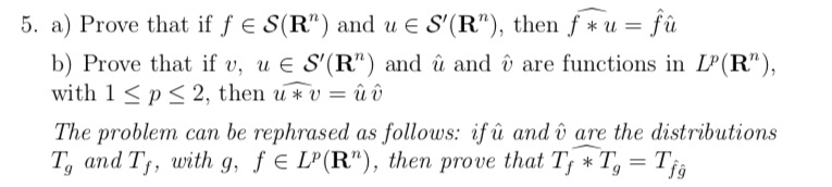 5 A Prove That If F S R And U E S R Then F Chegg Com