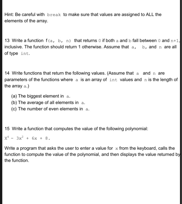 Solved 1 Rewrite The Following Program So That It Will Us Chegg Com