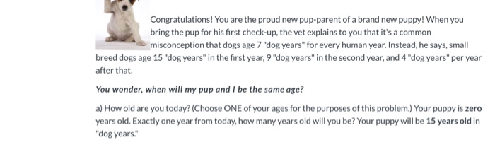 for every human year how old is a dog