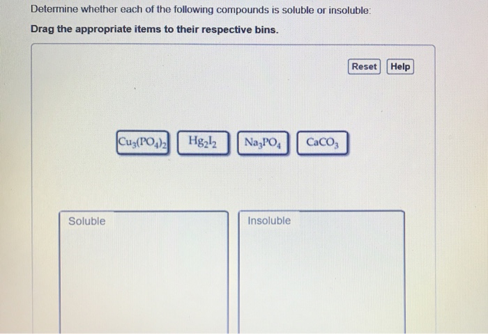Solved Determine Whether Each Of The Following Compounds