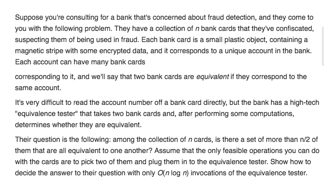 Solved Suppose You Re Consulting For A Bank That S Concer