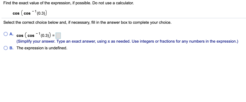 SOLVED: A Find the value of the following (round off your answer