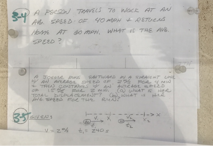 Solved A Person Travels To Work At An Avg Speed Of 40 Mp Chegg Com