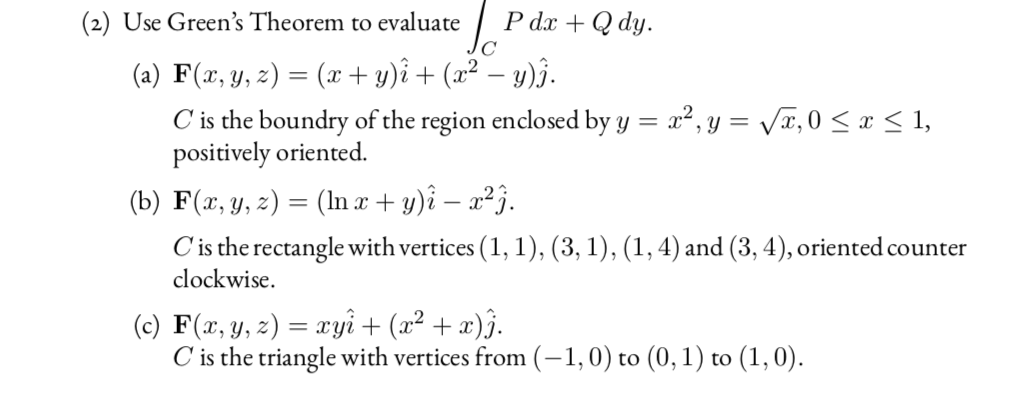 Solved Use Green S Theorem To Evaluate Line Integral P Dx Chegg Com