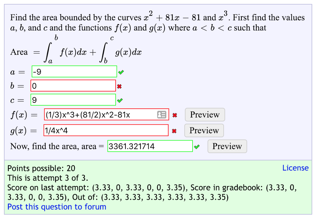 Solved Find The Area Bounded By The Curves X 81x 81 A Chegg Com