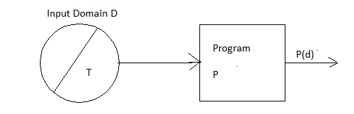 Input Domain D Program P(d)