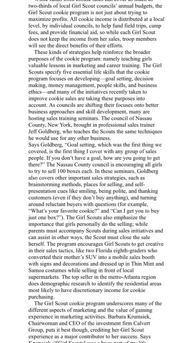 Trefoils girl scout cookies image