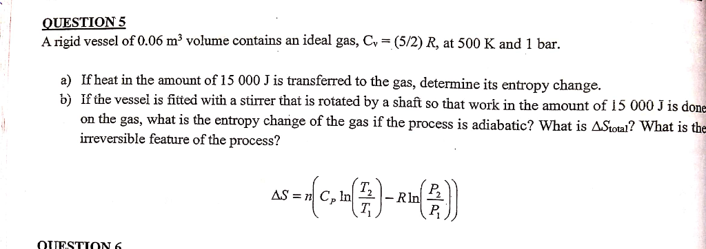 Solved QUESTIONS A rigid vessel of 0.06 m3 volume contains | Chegg.com