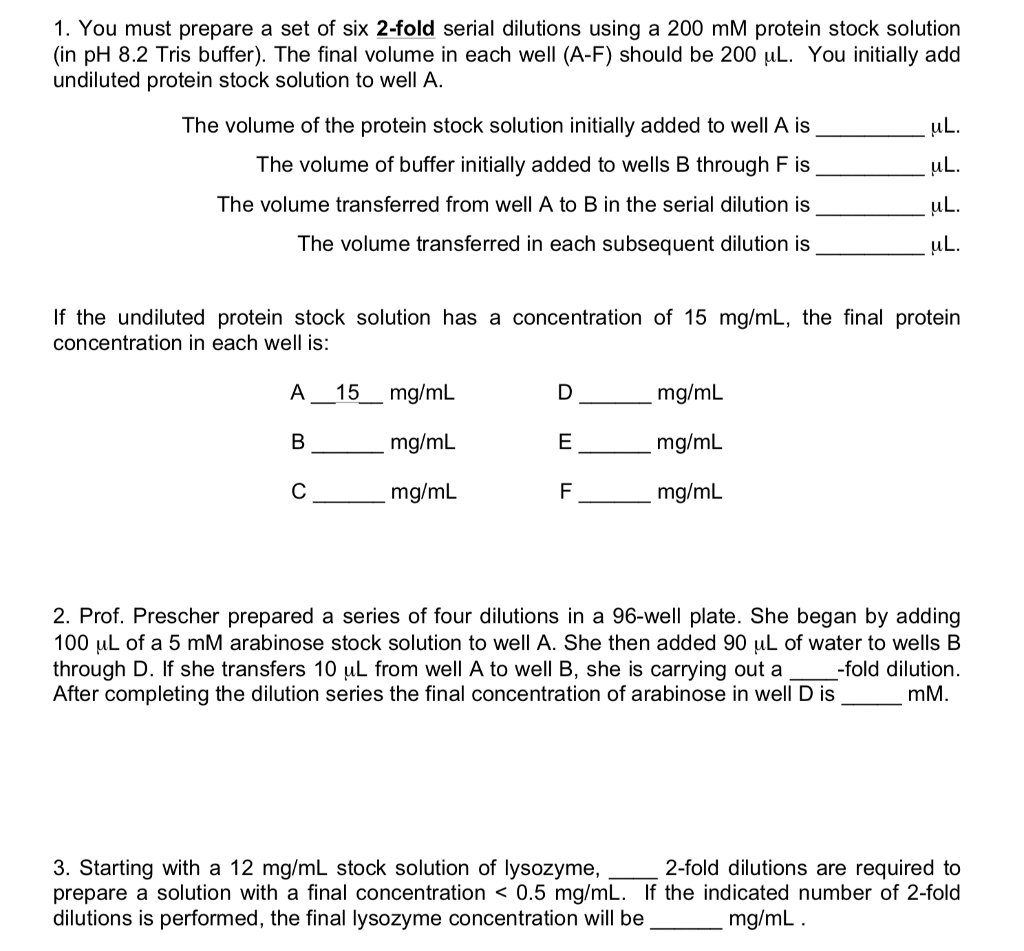 Dilution